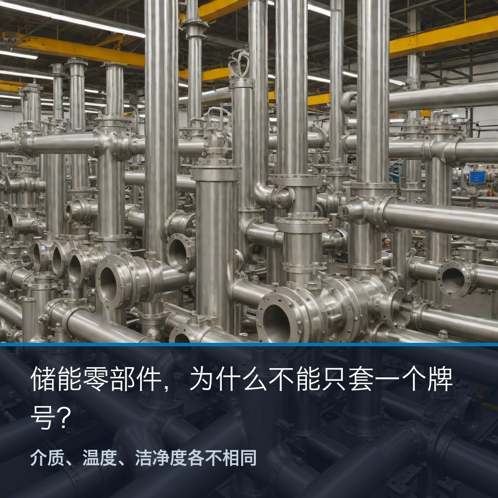 储能装备特种合金零部件：液流电池电解液循环泵阀与氢能装备部件的耐蚀合金选型应用场景（示意）