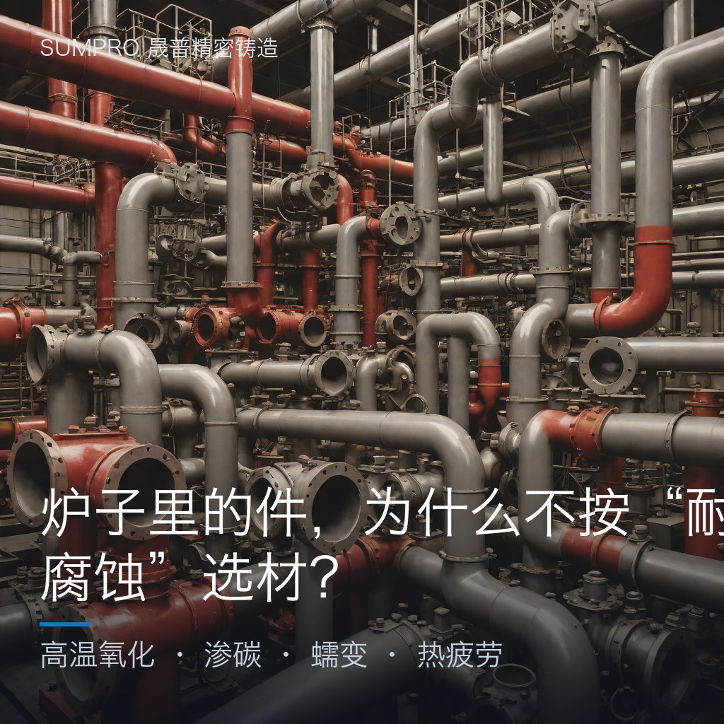 HP-Nb耐热铸钢件：石化加热炉、制氢转化炉用耐热零部件与炉用阀体的铸造加工场景（示意）