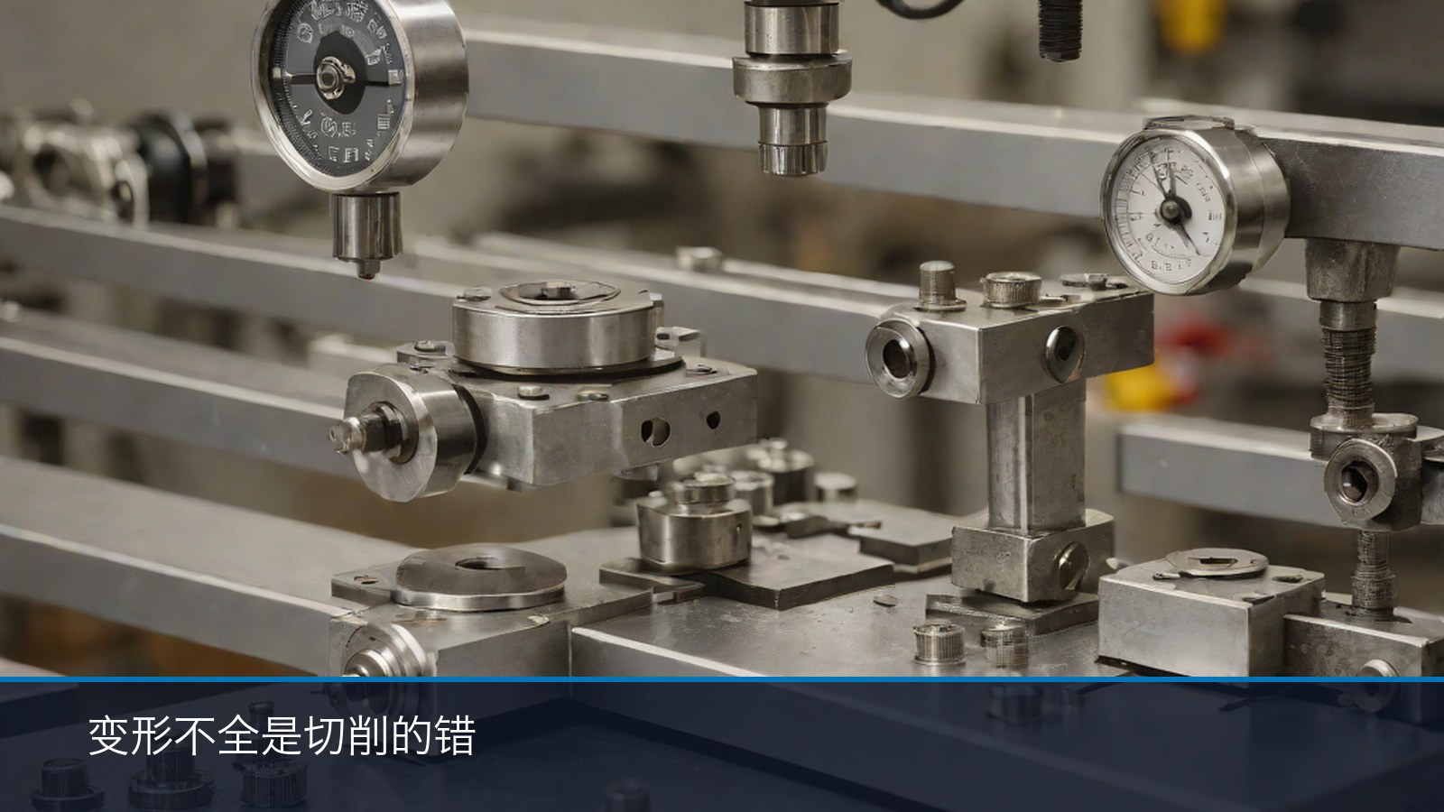 薄壁件 CNC 加工装夹与支撑工位局部（示意）