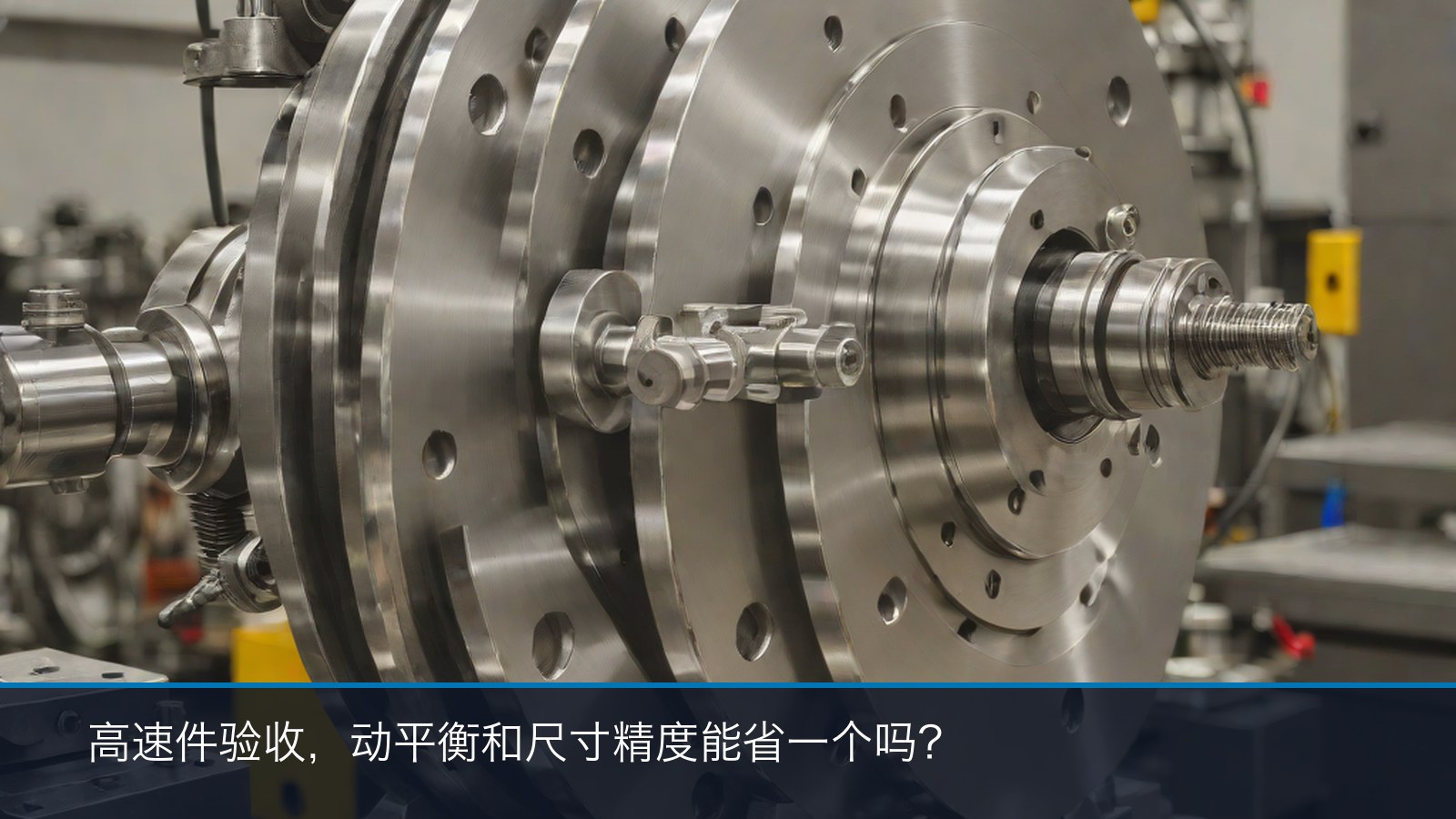 高速零部件CNC精加工与动平衡检测工位——配合面精度与转子校核示意