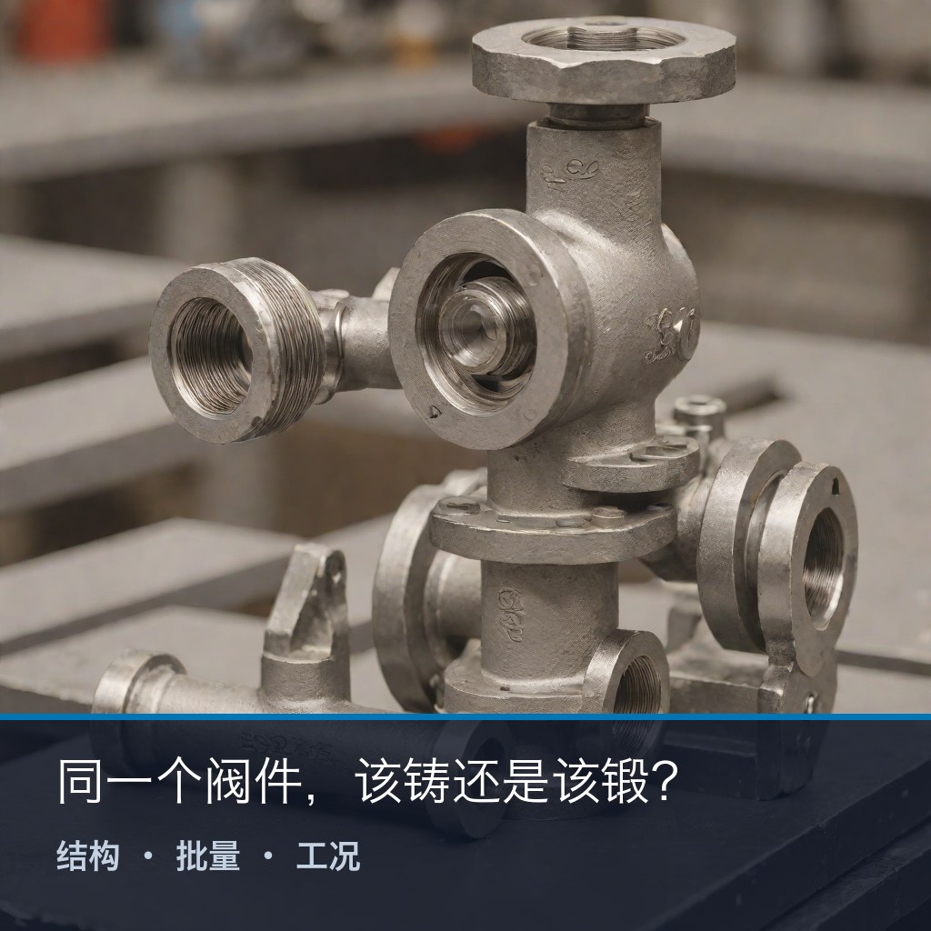 阀门零部件：铸件与锻件的选择边界（示意）